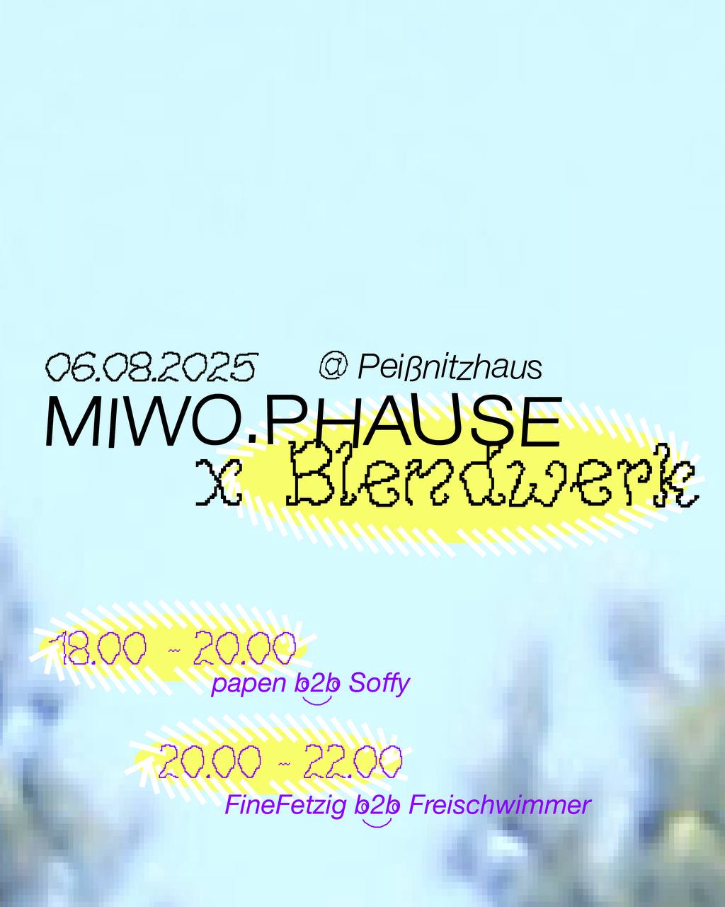 MIWO.PHAUSE mit dem Blendwerk!