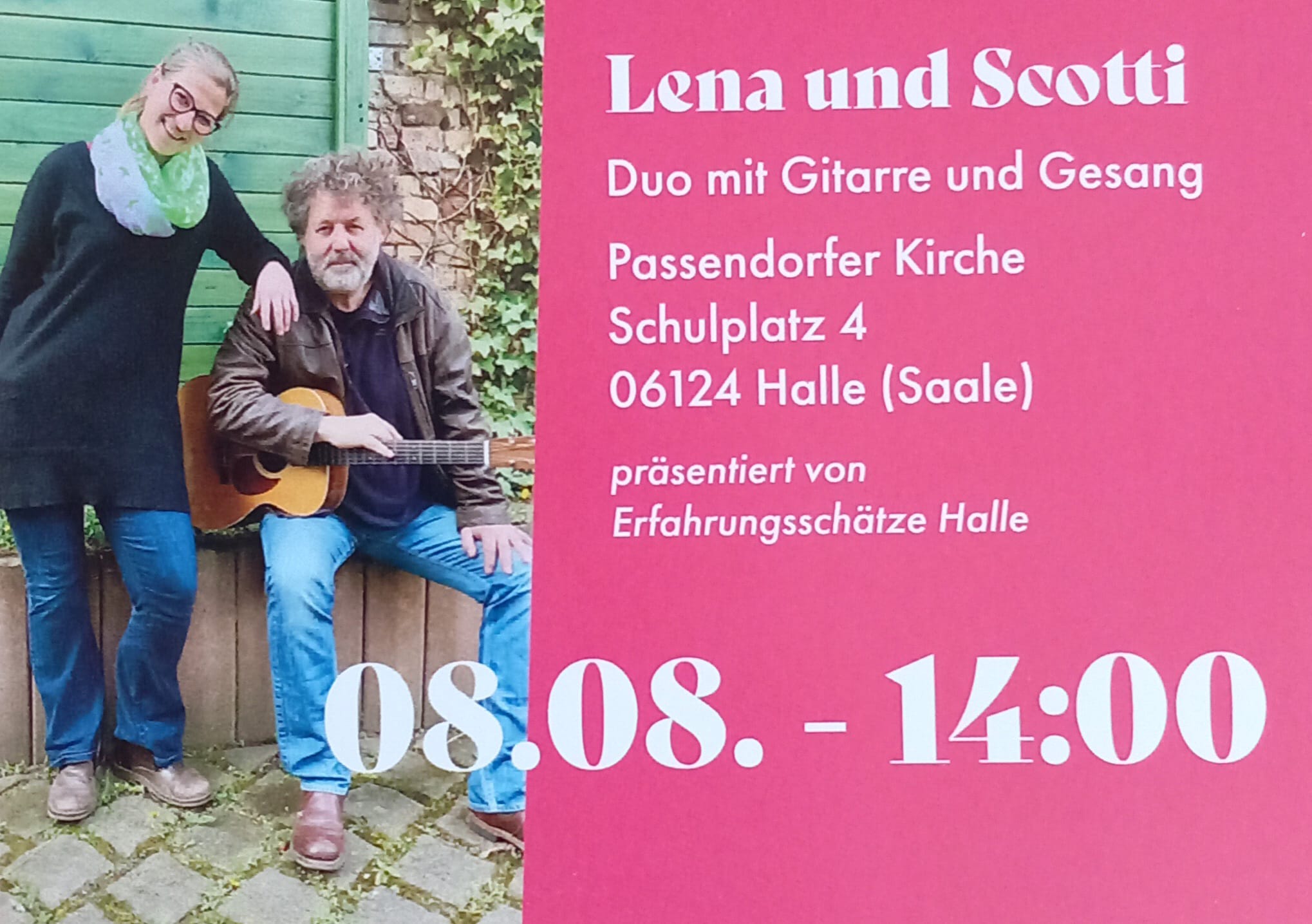 Senior:innenkonzert "Neustadt in Gold" mit Scotty & Lena