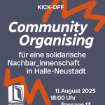 Auftakttreffen „Neustadt Fanclub: Gemeinsam gegen Spaltung – für eine solidarische Neustadt!“ am 11. August