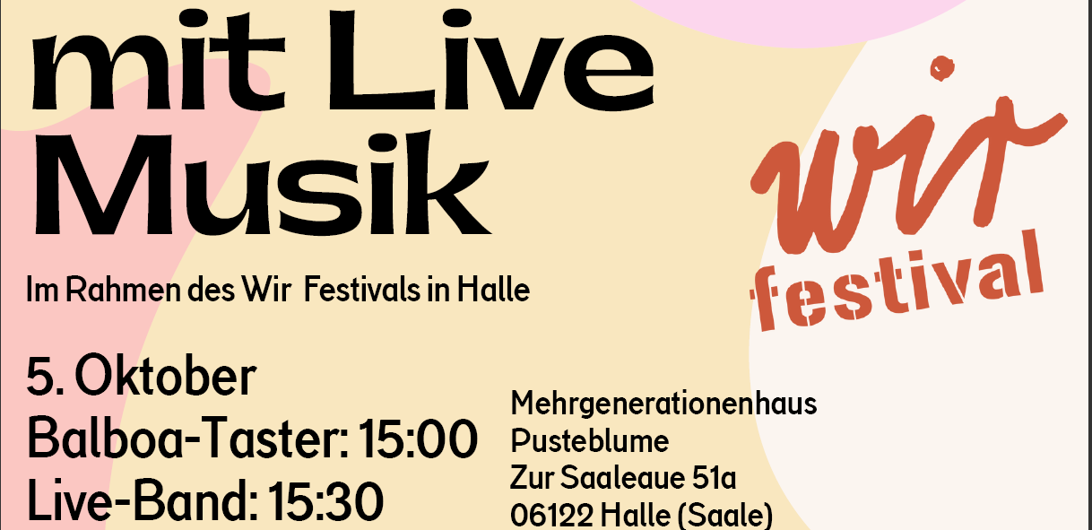 WIR tanzen: Tanz-Café mit Live Musik