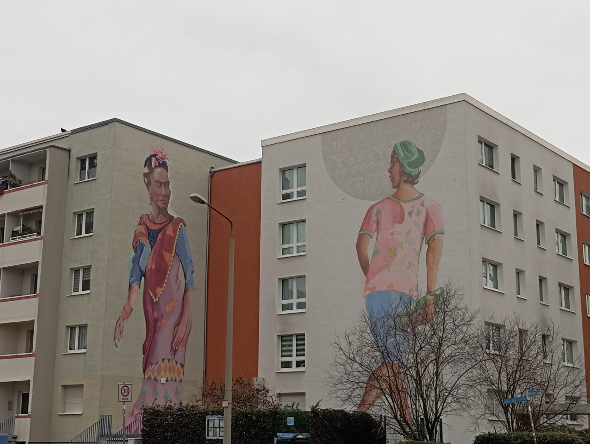 Frida Kahlo-Wandbild