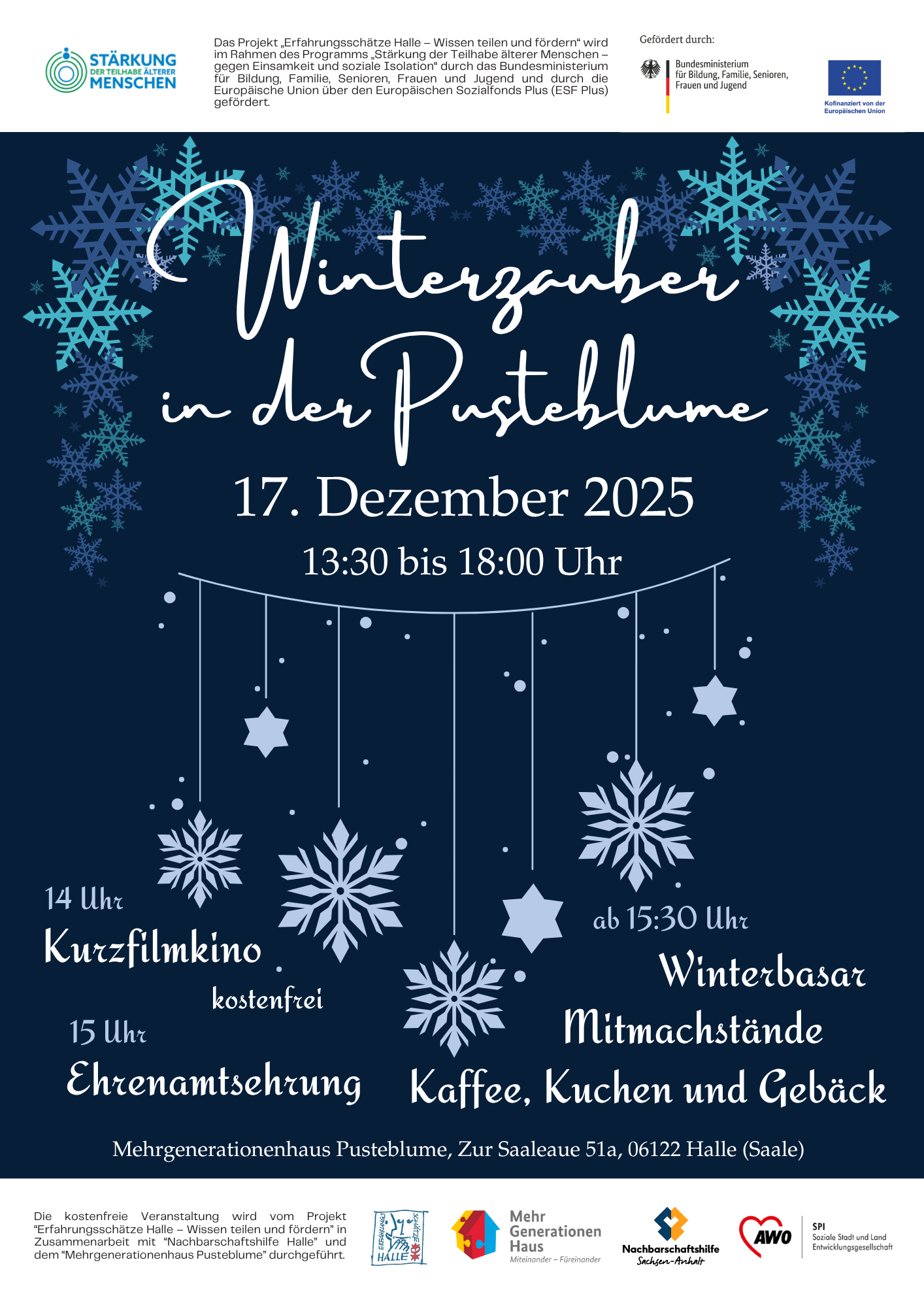 Winterzauber in der Pusteblume