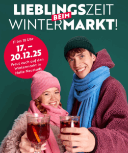 Wintermarkt auf dem Stadtplatz Neustadt