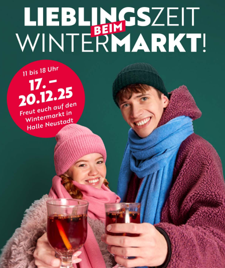 Wintermarkt auf dem Stadtplatz Neustadt