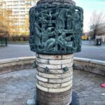 Der Alchimistenbrunnen befindet sich am Treff in der südlichen Neustadt.