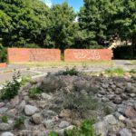 Graffiti am Chemiebrunnen