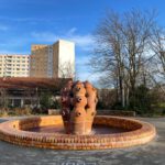 Der Kaktusbrunnen in der nördlichen Neustadt wurde 1983 errichtet.