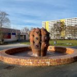 Der Kaktusbrunnen in der nördlichen Neustadt wurde 1983 errichtet