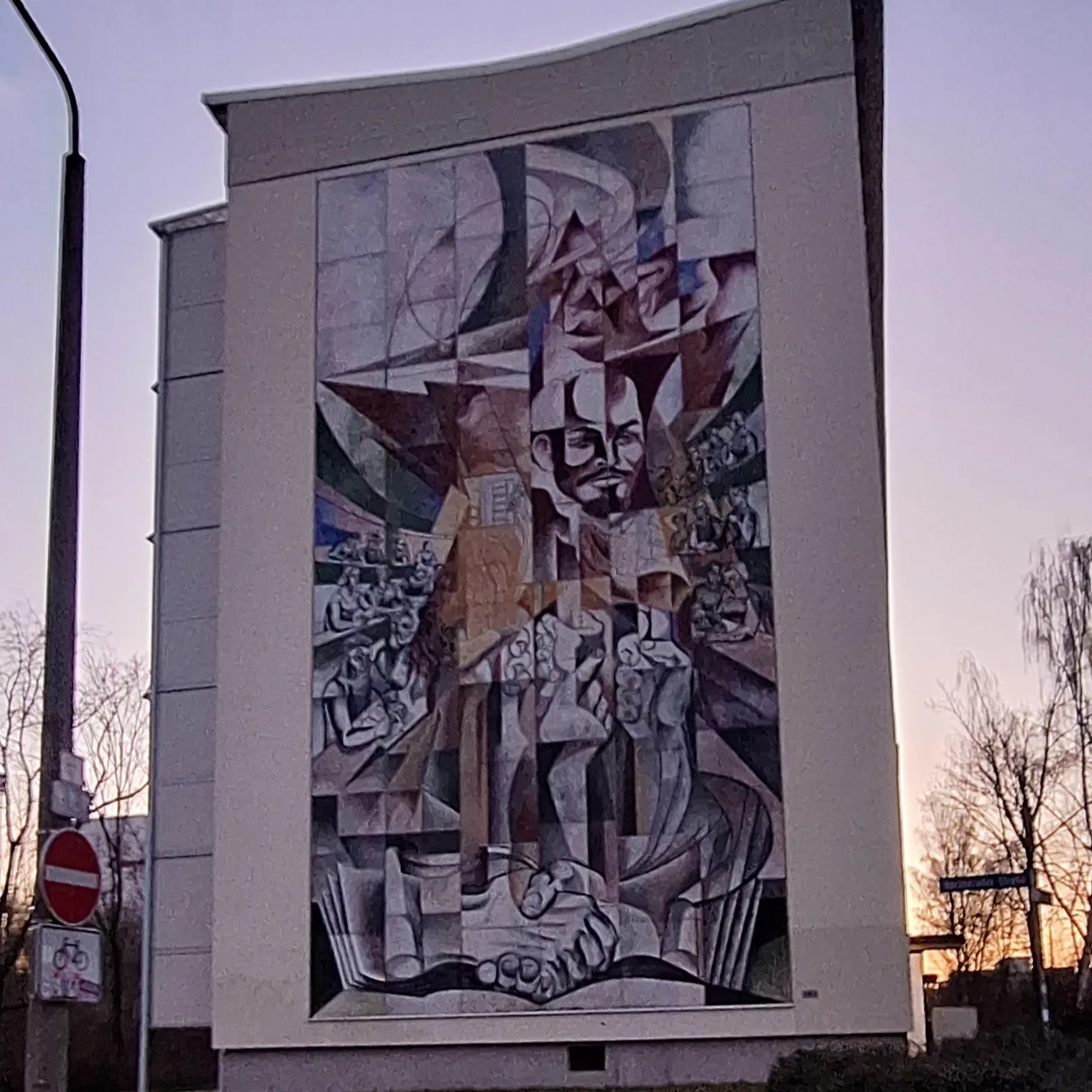 Lenin Wandbild