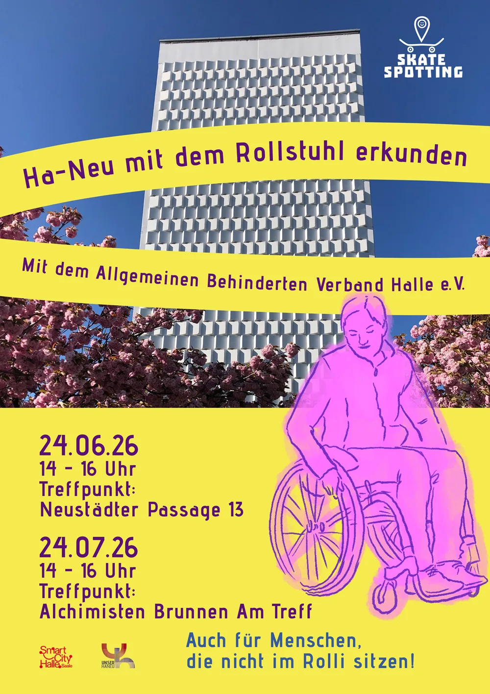 Ha-Neu mit dem Rollstuhl erkunden Teil 2