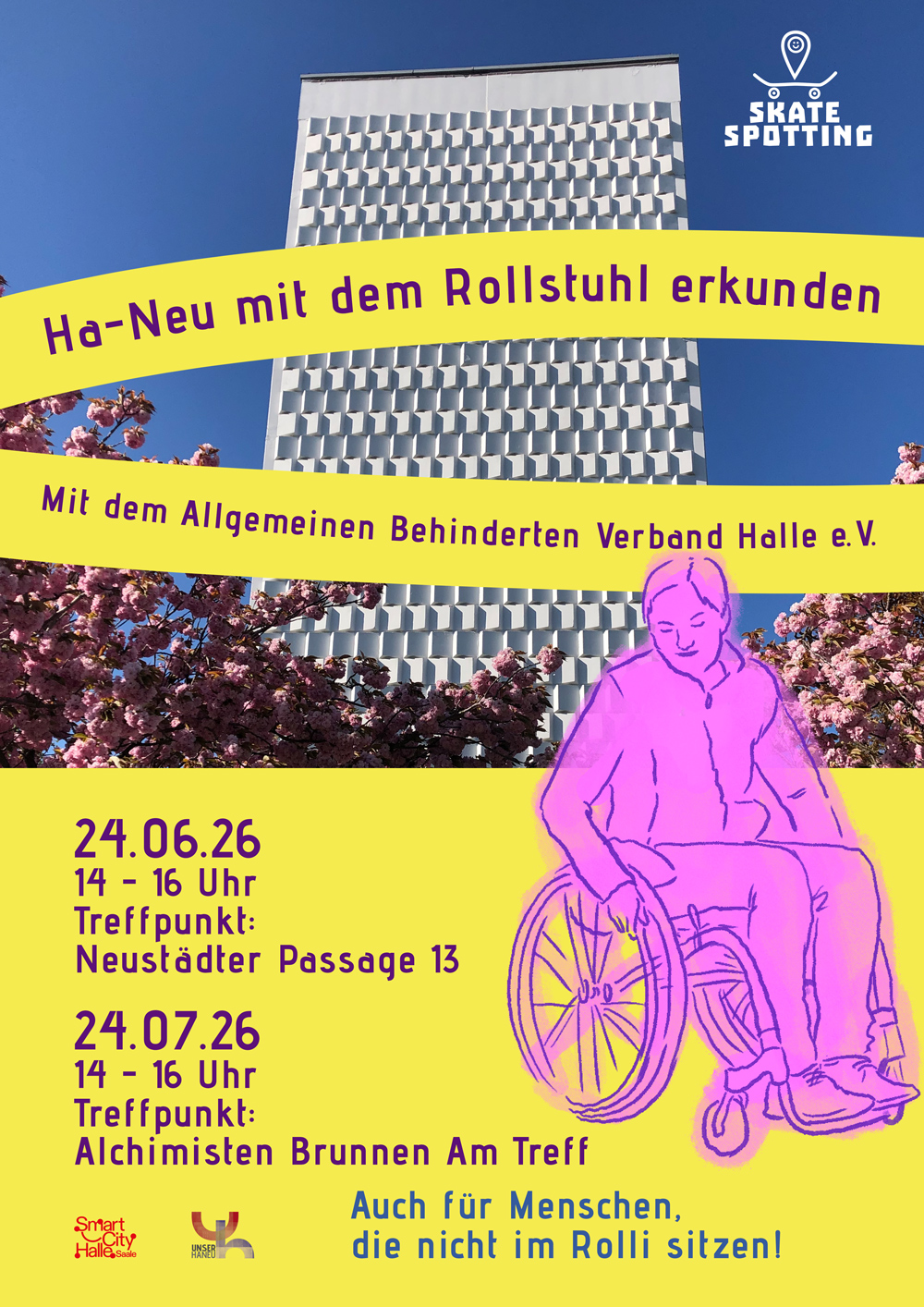Ha-Neu mit dem Rollstuhl erkunden Teil 2