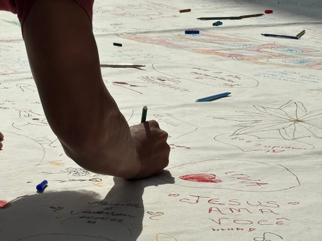 Zusammen ein Kunstwerk machen: Social Mapping
