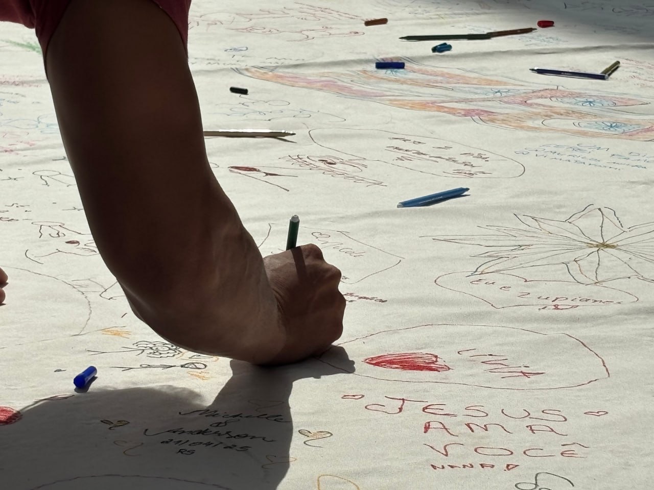 Zusammen ein Kunstwerk machen: Social Mapping
