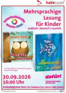 Mehrsprachige Lesung mit Bilderbuchkino