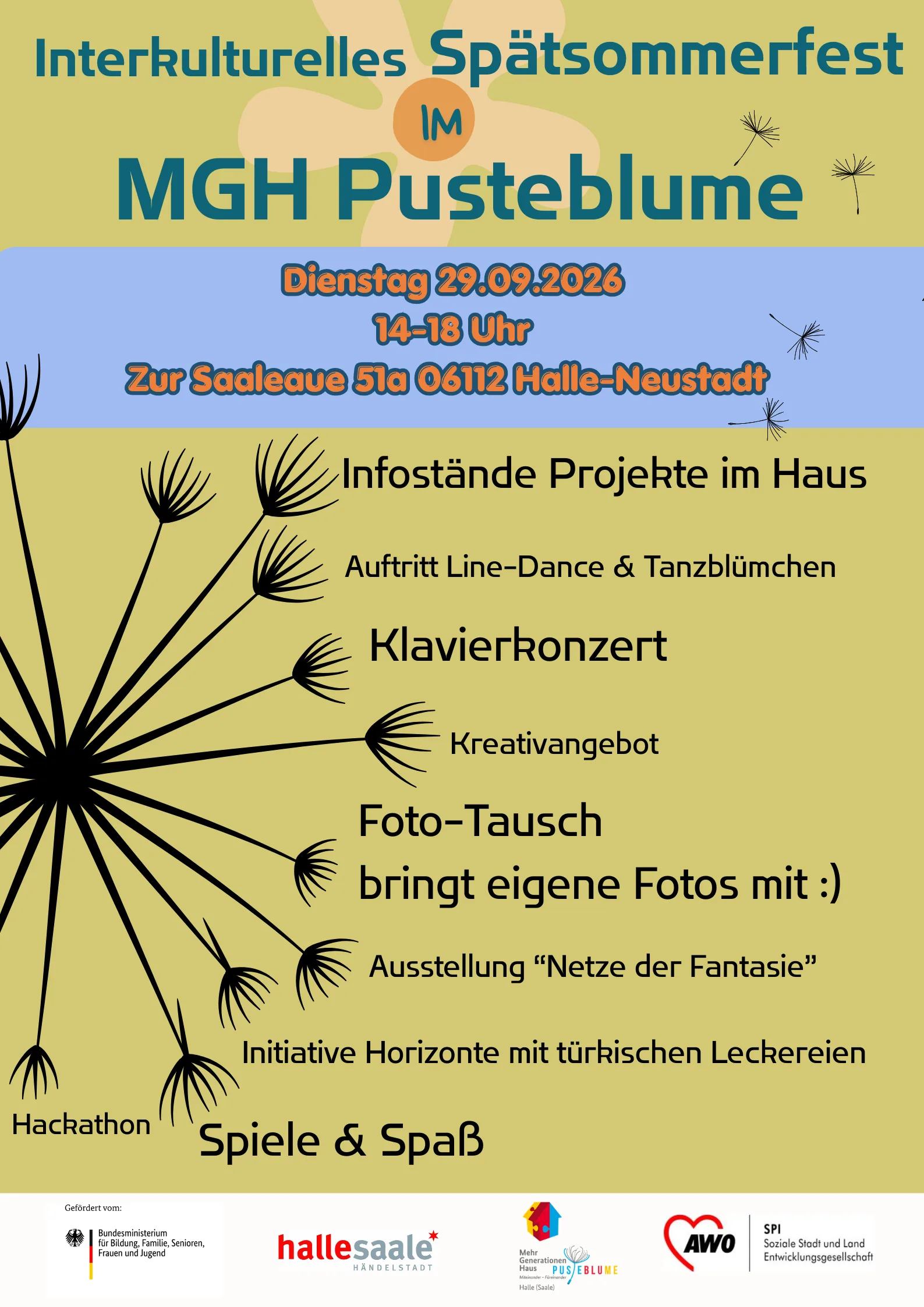 Interkulturelles Spätsommerfest an der Pusteblume